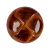 Lacquered Natural Leather Button - 45L/29mm | Mood Fabrics