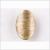 Old Brass Oval Metal Shank Back Button - 28L/18mm | Mood Fabrics