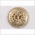 Ice Gold Metal Button - 36L/23mm | Mood Fabrics