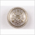 Silver Brass Polished Metal Blazer Button - 24L/15mm | Mood Fabrics