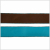 Turquoise/Brown Reversible Ribbon | Mood Fabrics