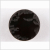 Black/Matte Matte Glass Button - 18L/11.5mm | Mood Fabrics