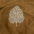 British Imported Ochre Foliage Embroidered Drapery Woven | Mood Fabrics