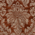 British Imported Rust Ornate Leaves Drapery Jacquard | Mood Fabrics