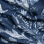 British Imported Midnight Scrolls and Leaves Printed Cotton Canvas | Mood Fabrics
