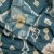 British Imported Ocean Painted Diamonds Printed Cotton and Linen Canvas | Mood Fabrics