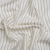 British Imported Steel Candy Striped Printed Slubbed Cotton Canvas | Mood Fabrics