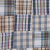 Blue & Beige Multi-Colored Patchwork Cotton Madras | Mood Fabrics