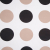 Off-White/Black/Taupe Polka Dots Canvas | Mood Fabrics