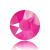 Crystal Electric Pink Hotfix Swarovski Rhinestones | Mood Fabrics