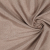 Latte/Metallic Silver Solid Linen Lame | Mood Fabrics
