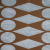 Sky Blue/Chocolate Geometric Chenille | Mood Fabrics