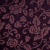 Aubergine Floral Chenille | Mood Fabrics