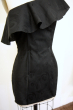 Loose-Woven Black Cotton Jacquard - Detail | Mood Fabrics