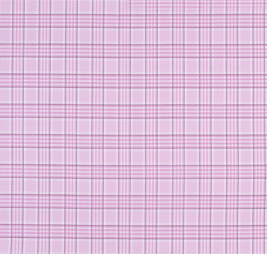 Pink/Black Checkered Cotton Shirting | Mood Fabrics