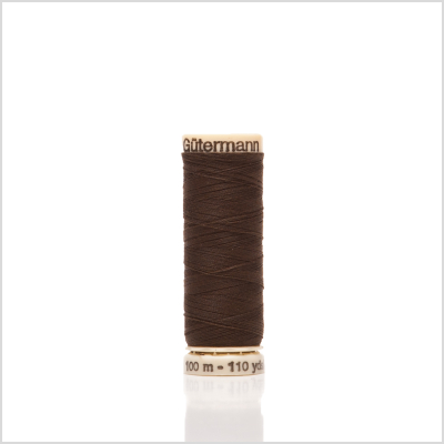 589 Coffee Bean 100m Gutermann Sew All Thread | Mood Fabrics