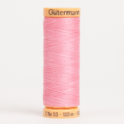 5110 Dawn Pink 100m Gutermann Cotton Thread | Mood Fabrics