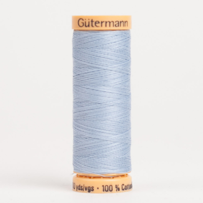 7290 Steel Blue 100m Gutermann Cotton Thread | Mood Fabrics