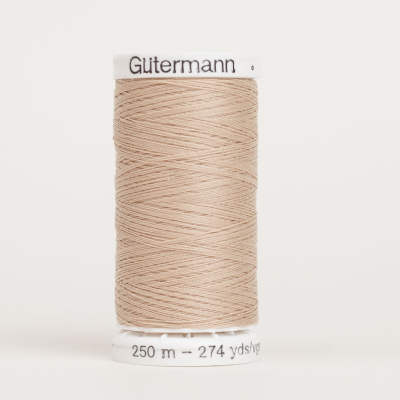 503 Khaki 250m Gutermann Sew All Thread | Mood Fabrics