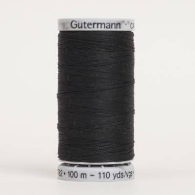 000 Black 100m Gutermann Extra Strong Thread | Mood Fabrics