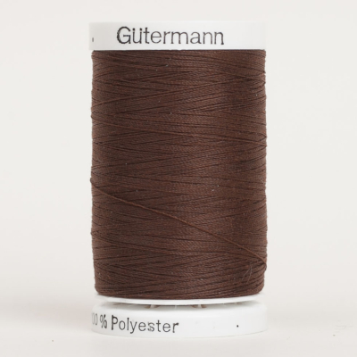 590 Chocolate 500m Gutermann Sew All Thread | Mood Fabrics