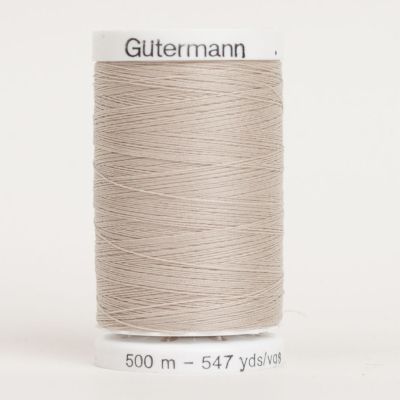 506 Sand 500m Gutermann Sew All Thread | Mood Fabrics
