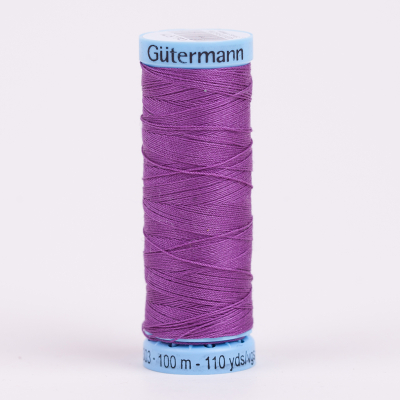 571 Helio Purple 100m Gutermann Silk Thread | Mood Fabrics