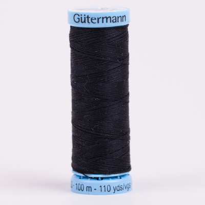 000 Black 100m Gutermann Silk Thread | Mood Fabrics