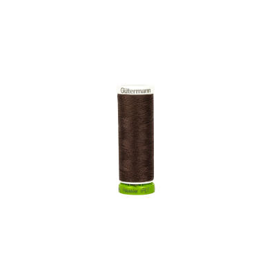 696 Walnut 100m Gutermann 100% Recycled Polyester Thread | Mood Fabrics