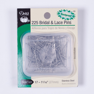 Dritz Bridal & Lace Pins - 225 Ct. | Mood Fabrics
