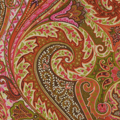 Turmeric Jaipur Paisley Linen Woven | Mood Fabrics