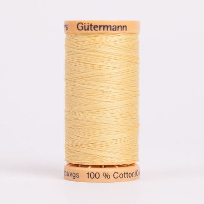 1600 Yellow 250m Gutermann Natural Cotton Thread | Mood Fabrics