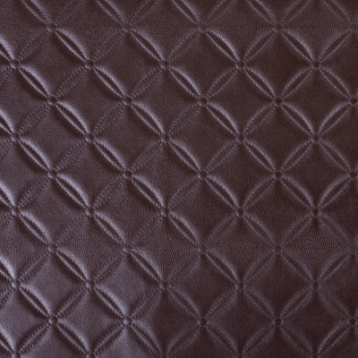 Chocolate Brown Quilted Vinyl | Mood Fabrics