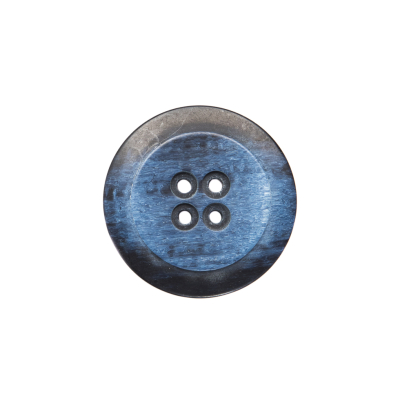 Italian Navy Plastic Button - 28L/18mm | Mood Fabrics