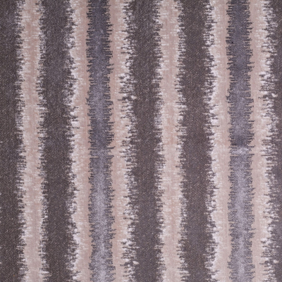 Platinum and Oxford Tan Polyester-Viscose Cut-Out Velvet | Mood Fabrics