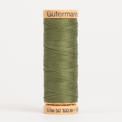 8740 Apple Green 100m Gutermann Cotton Thread | Mood Fabrics