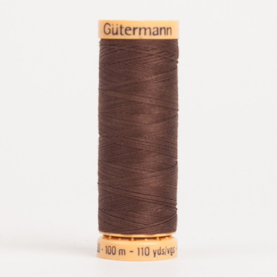 3080 Coffee Bean 100m Gutermann Cotton Thread | Mood Fabrics