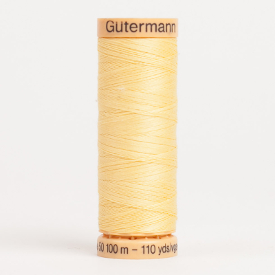 1410 Light Yellow 100m Gutermann Cotton Thread | Mood Fabrics