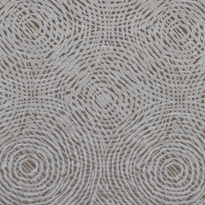 Linen Geometric Swirls on a Cotton and Polyester Woven | Mood Fabrics