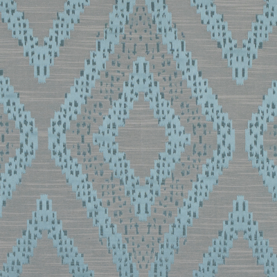 Azure Diamond Woven Cotton and Polyester Blend | Mood Fabrics