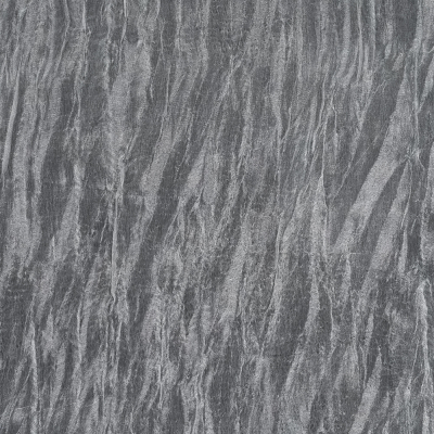 Silver Crushed Nylon Organza | Mood Fabrics