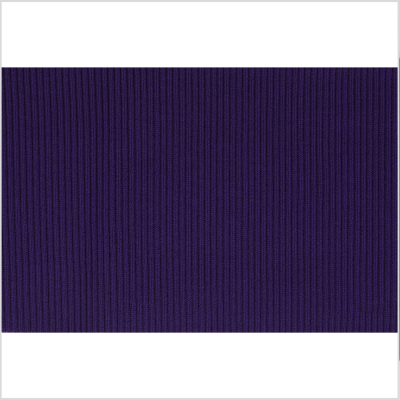 Purple Rib Knit Trim - 7