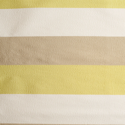 Lime Striped Polyester Brocade | Mood Fabrics