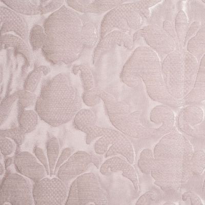 Metallic Pink Damask Polyester Brocade | Mood Fabrics