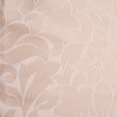 Cream Floral Polyester Jacquard | Mood Fabrics
