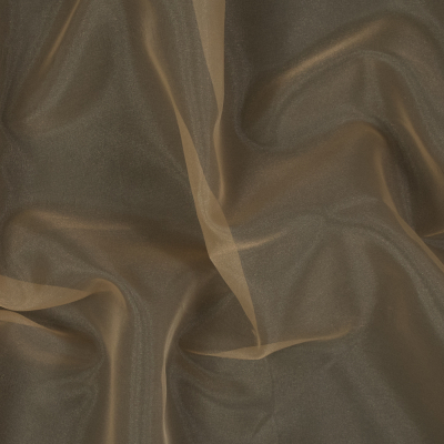 Zelda Antique Gold 2-Ply Polyester Organza | Mood Fabrics