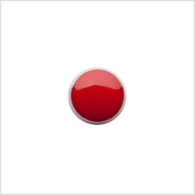 Italian Red Shank Back Button - 17L/10.5mm | Mood Fabrics