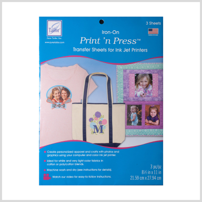 Print n' Press Iron-On Transfer Sheets | Mood Fabrics