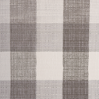 Soft Gray Buffalo Checks Blended Woven | Mood Fabrics