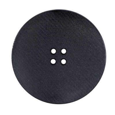 Italian Black Plated Button - 54L/34mm | Mood Fabrics